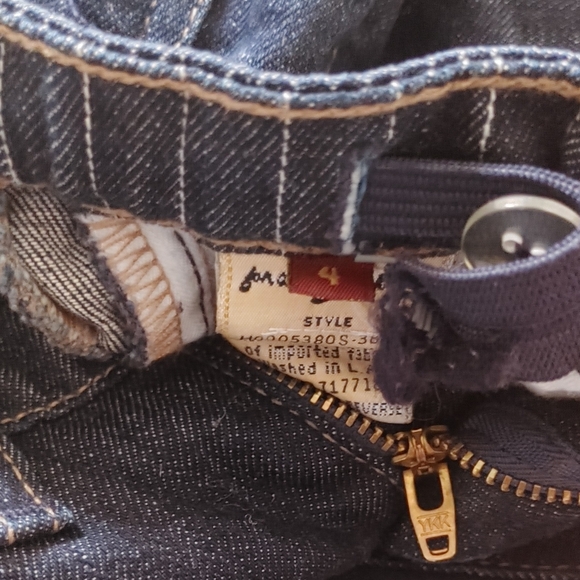 7 For All Mankind A Line Bermuda Shorts size Girls 4 - Picture 4 of 8